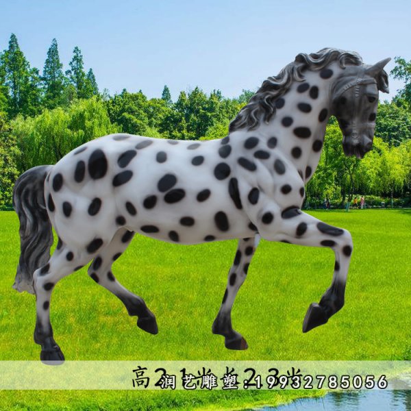 玻璃钢马雕塑  (44)
