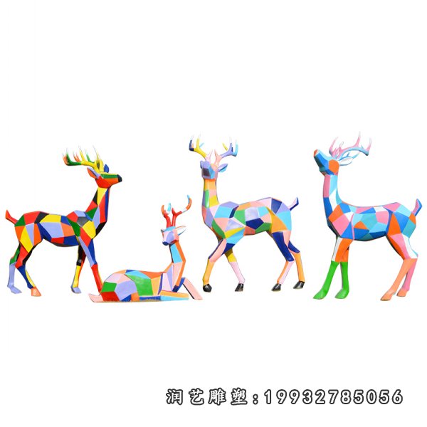 玻璃钢鹿雕塑  (36)