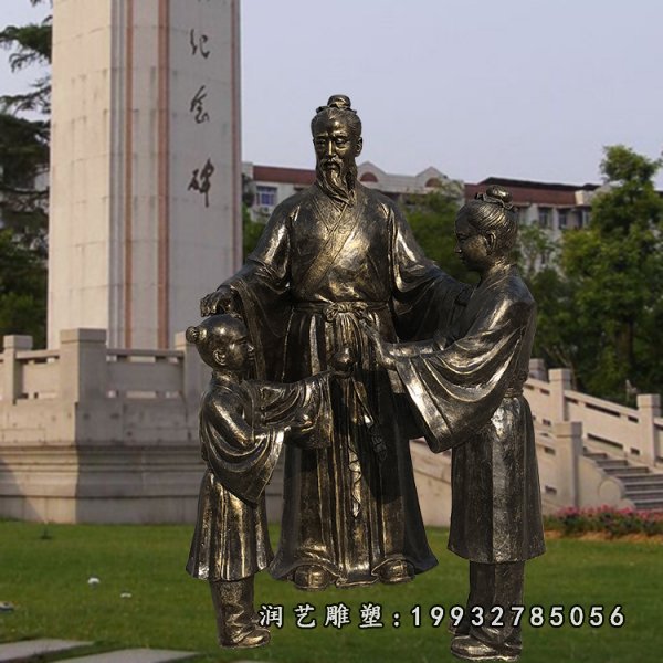 孔融让梨铜雕塑  (23)
