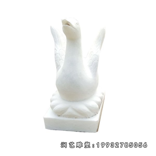 天鹅动物石雕 (20)