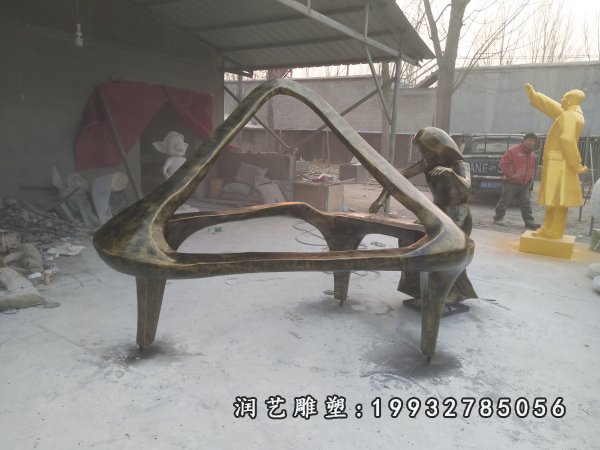 抽象人物铜雕 (76)