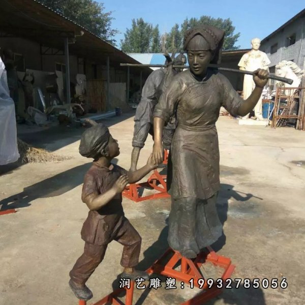 少数民族铜雕 (10)