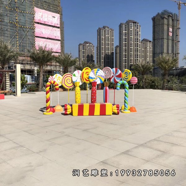 玻璃钢棒棒糖雕塑  (14)