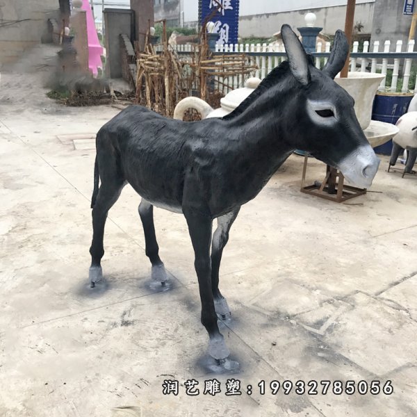 玻璃钢驴雕塑  (26)