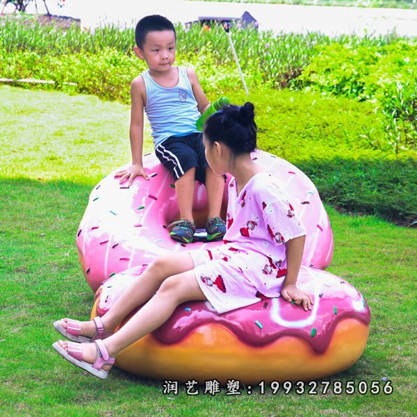 甜甜圈玻璃钢景观雕塑  (22)