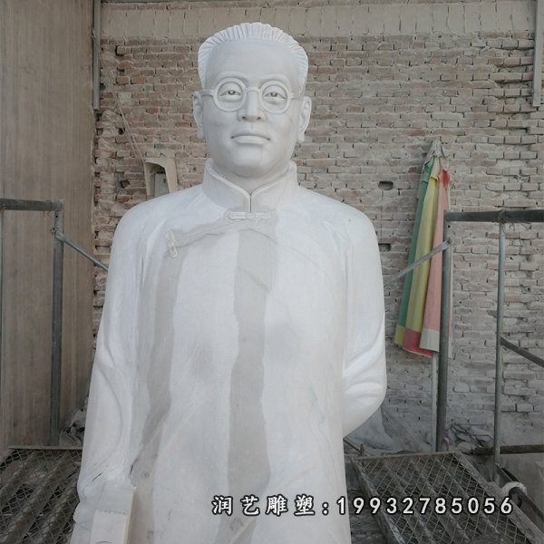 陶行知人物石雕 (7)