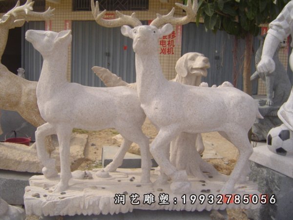 鹿石雕 (89)