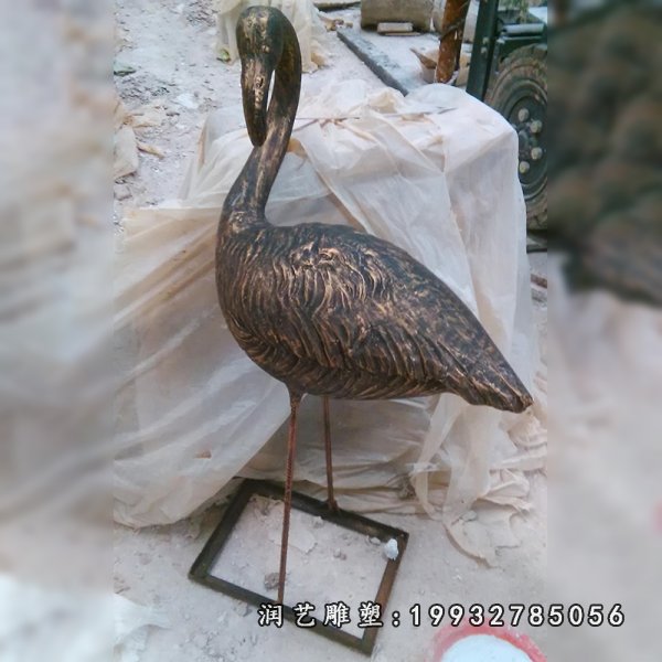 仙鹤铜雕 (29)