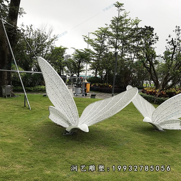 不锈钢蝴蝶动物雕塑 (73)