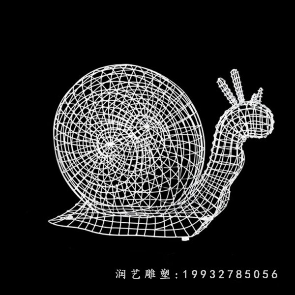 不锈钢蜗牛雕塑  (32)