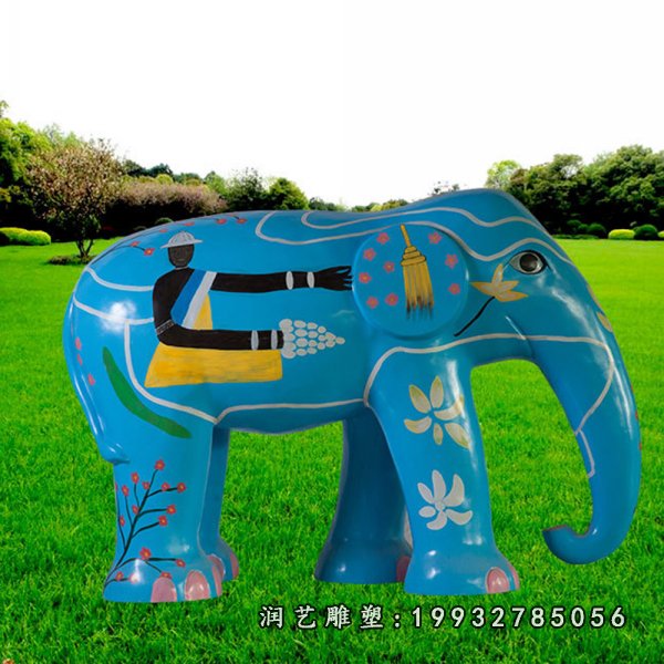玻璃钢大象雕塑  (263)