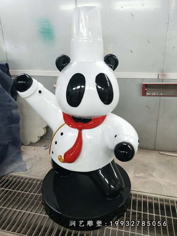 功夫熊猫玻璃钢雕塑  (60)