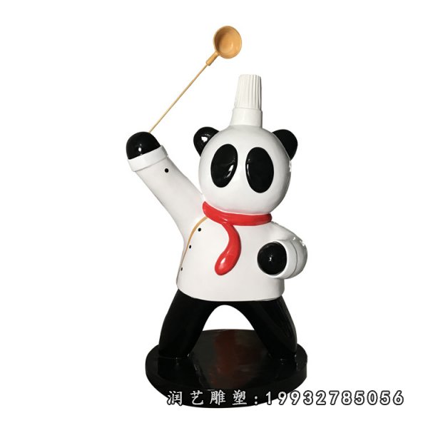 功夫熊猫玻璃钢雕塑  (59)