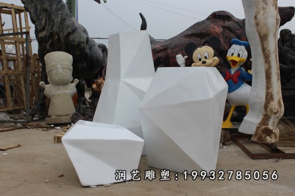 城市玻璃钢花瓶雕塑  (78)