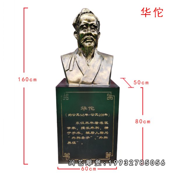 华佗铜雕 (13)