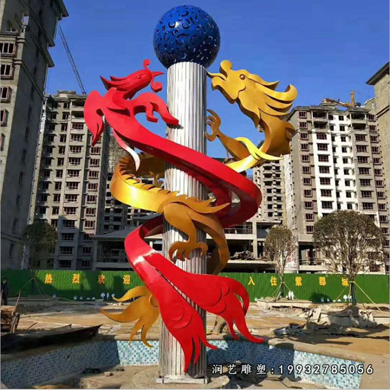 不锈钢龙柱雕塑 (1)[1]