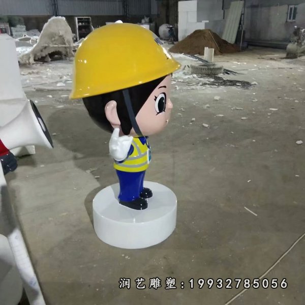 玻璃钢警察人物雕塑 (13)
