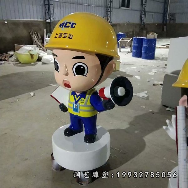 玻璃钢警察人物雕塑 (12)