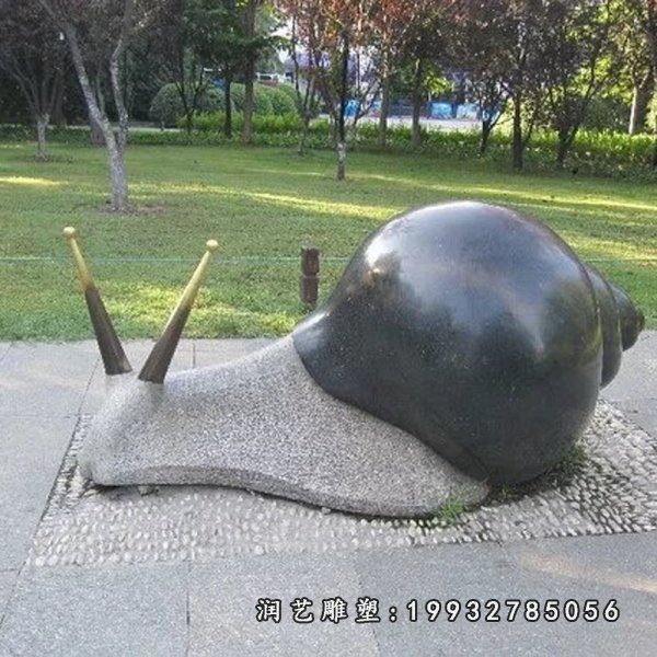蜗牛动物石雕 (22)