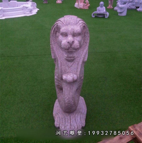鱼尾狮石雕 (21)