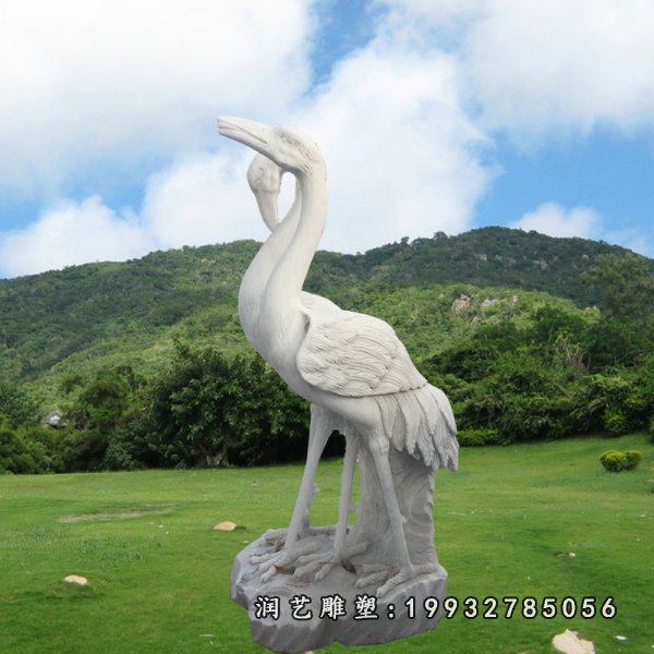 仙鹤石雕 (21)