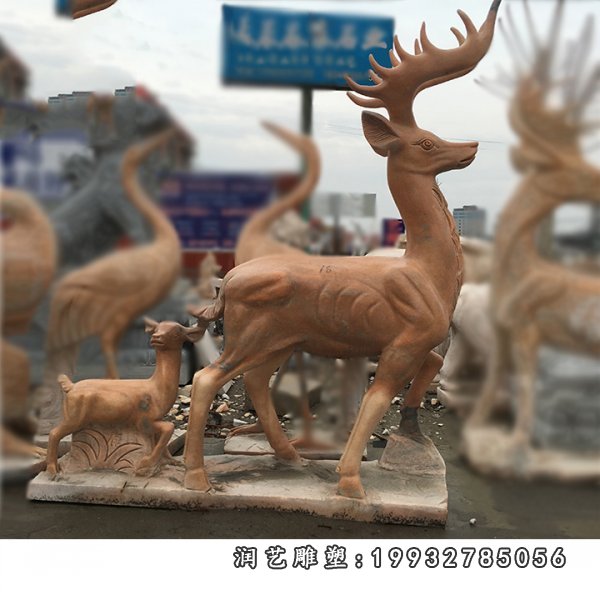 鹿石雕 (150)