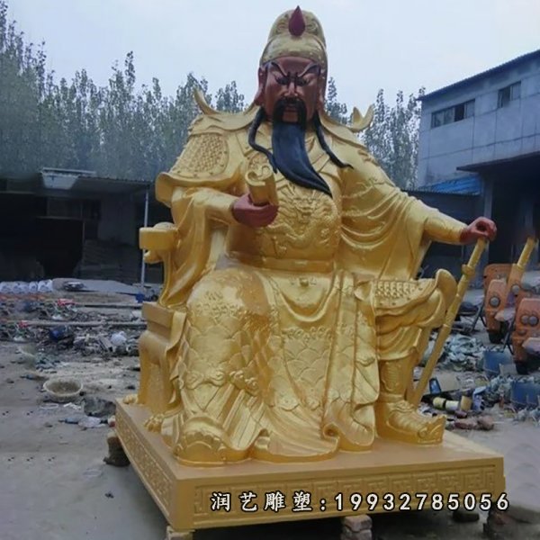 关公铜雕 (26)