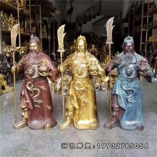 关公铜雕 (30)