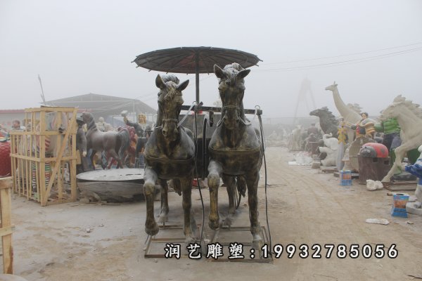 马车铜雕 (13)