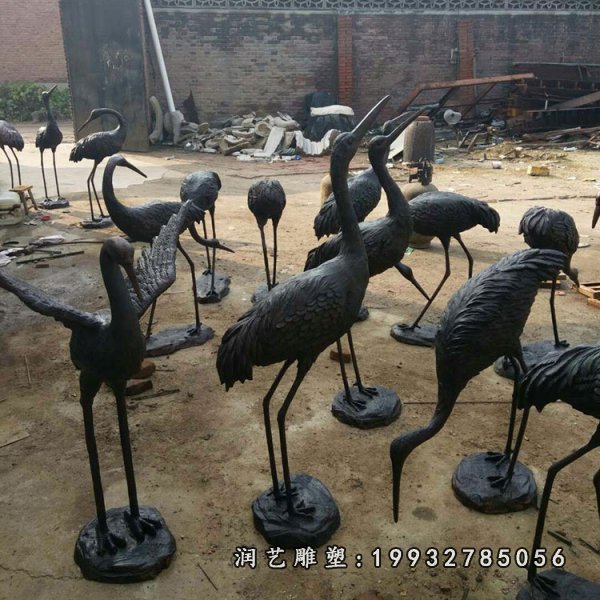 天鹅铜雕 (40)