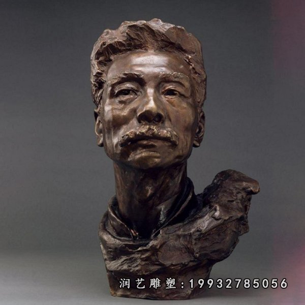  鲁迅铜雕 (10)