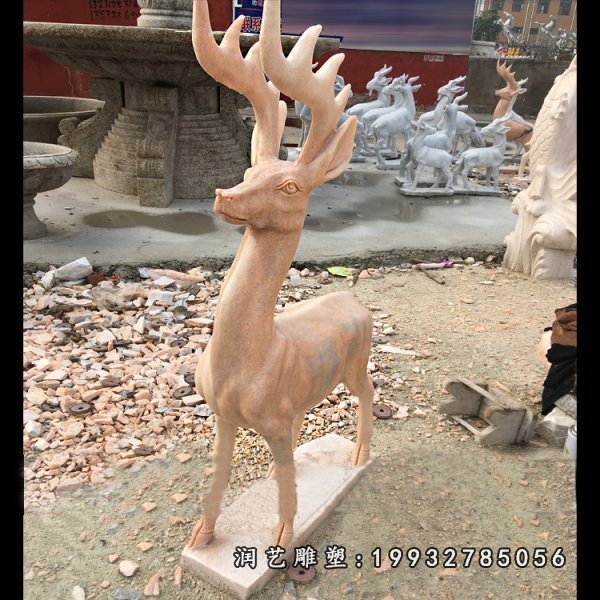 鹿石雕 (180)