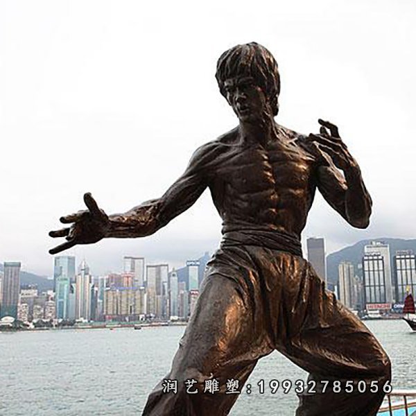 李小龙铜雕 (9)