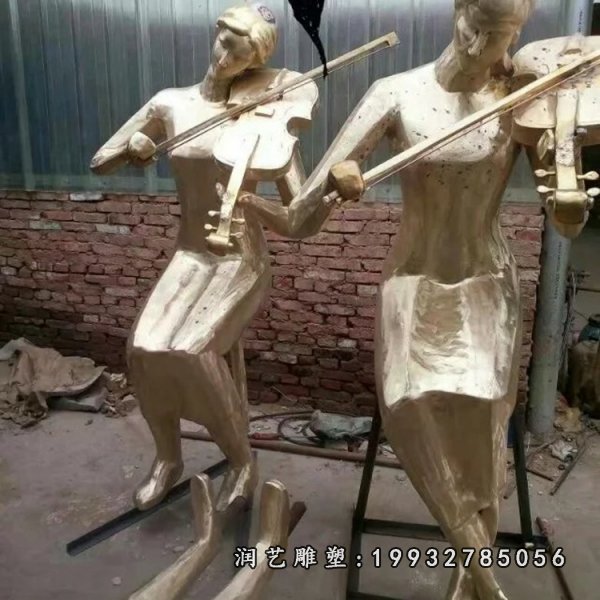 抽象人物铜雕 (43)