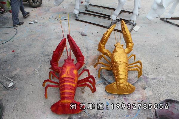 玻璃钢龙虾雕塑  (143)