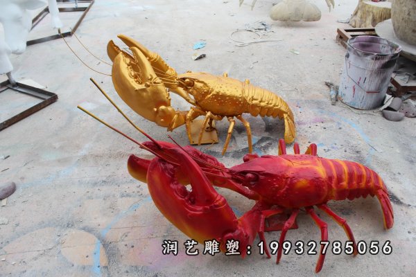 玻璃钢龙虾雕塑  (144)