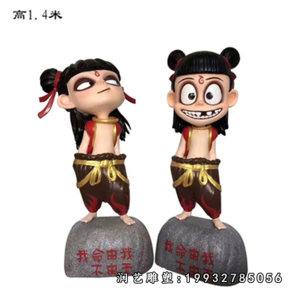 玻璃钢哪吒雕塑 (73)