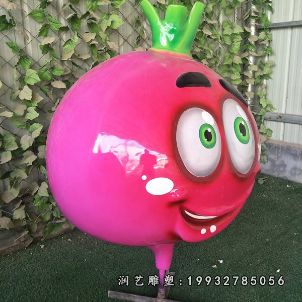 卡通洋葱雕塑
