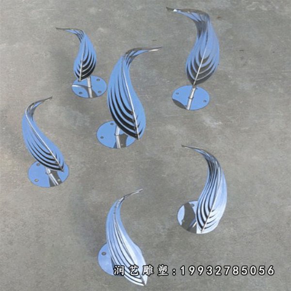 不锈钢鱼动物雕塑 (242)