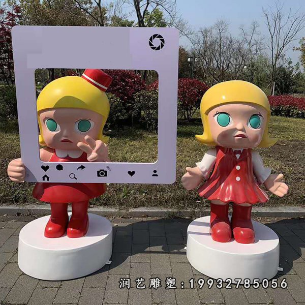 玻璃钢公仔雕塑  (12)