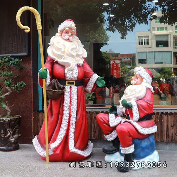 玻璃钢圣诞老人雕塑 (20)