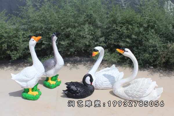 玻璃钢鹅雕塑 (34)