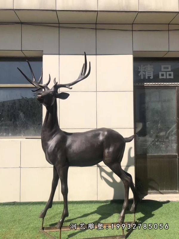 鹿铜雕 (266)