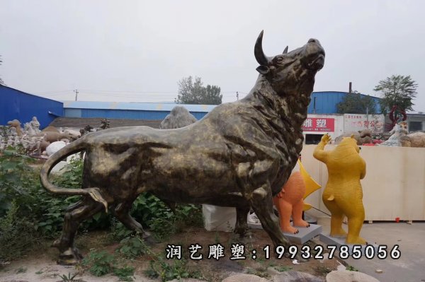 铜雕牛  (395)
