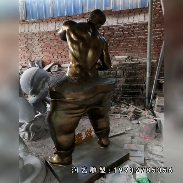 抽象人物铜雕 (175)