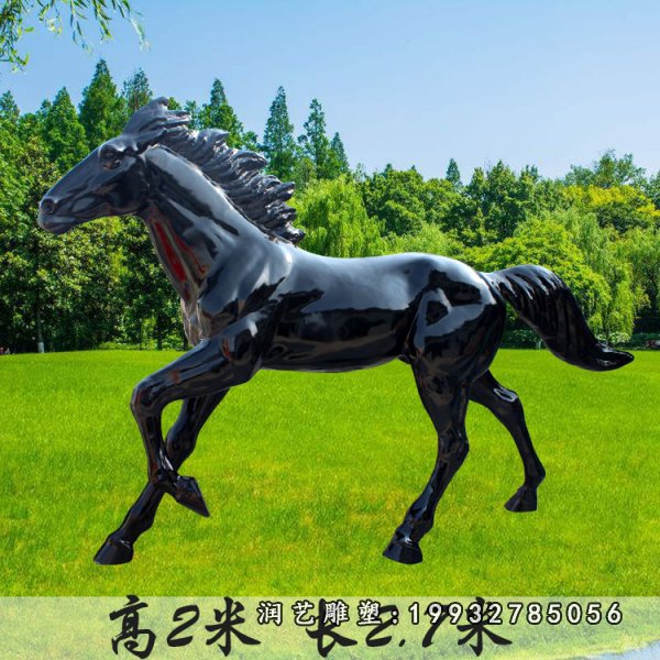 玻璃钢马雕塑  (31)