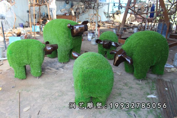 玻璃钢羊雕塑  (20)