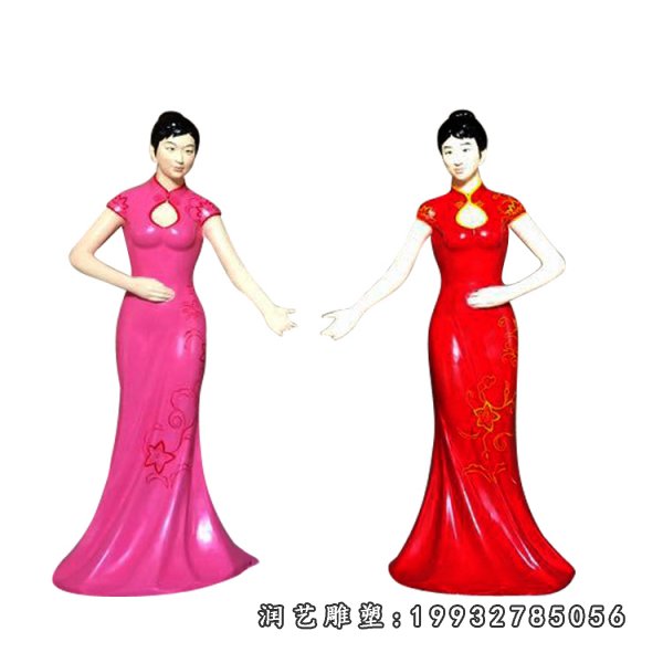 卡通迎宾人物雕塑