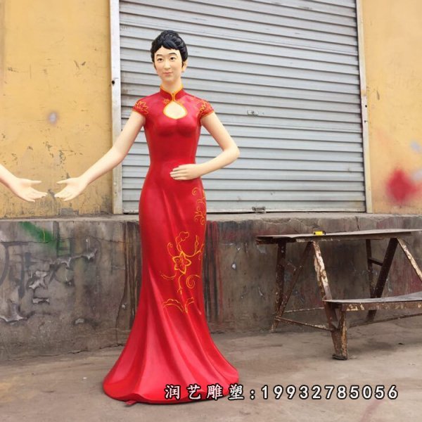 卡通迎宾人物雕塑 (1)