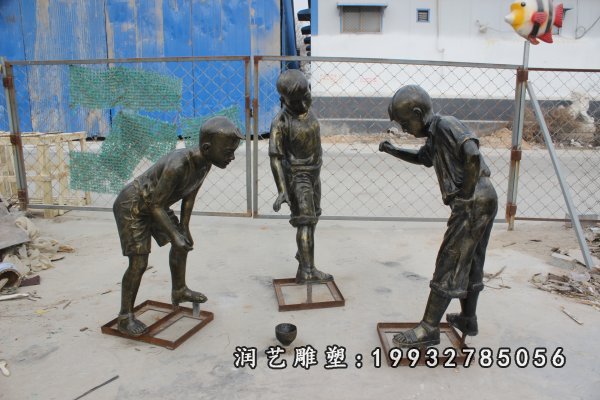 儿童铜雕 (186)